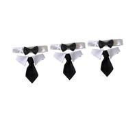Sosoport 6pcs Pet Bow Tie and Dog Neck Tie Grooming Accessories for Cats and Dogs for Parties Birthdays Weddings and Everyday Wear