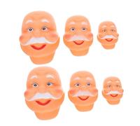 Sosoport 6pcs Xmas Santa Mask Prop: Lightweight Decorative Santa Masks - Holiday Cosplay Prop Party Supplies And Christmas Decorations