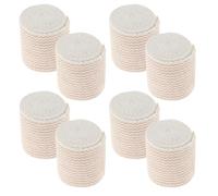 Sosoport 8 Rolls Athletic Sports Bandage Wraps with Hook Loop Fasteners for Knee Wrist Ankle Arm Leg Breathable High Elasticity Pressure Tape for Injury Prevention