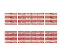 Sosoport 8 Sheets Fragile Sticker Warning Label Stickers Coated Self-Adhesive with Words for Shipping Handling Instructions on Cardboard Boxes