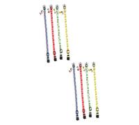 Sosoport 8pcs Adjustable Pet Collar with Bell Cute Fruit Design for Cats Comfortable and Safe Neck for Everyday Wear Includes Avocado Pineapple Watermelon and Cherry Patterns