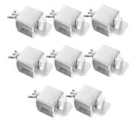 Sosoport 8pcs Butt Welding Clamps Set Heavy-Duty Sheet Metal Panel Clamps Precision Alignment for Car Body and Door Welding Repair Accessories