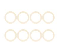 Sosoport 8pcs Handmade Wreath Wooden Frame Rustic Wreath Frames for Crafts Unfinished Wood Ring Linking Ring for DIY Christmas Decor Wedding Form and Making Base