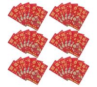 Sosoport 90Pcs 2026 Chinese New Year Red Envelopes Set, Traditional Hongbao Money Bags for Lunar New Year Spring Festival, Classic Red Packet Design for Cash and Celebration