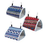 Sosoport 9pcs Bird Hanging Tent and Hammock for Birds Cozy Snuggle Hut for Parrots Cockatiels and Budgies Easy to Install for Resting and Keeping Warm