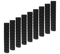 Sosoport 9pcs Black Foam Sponge Handle Covers for Indoor Pull-Up Bars - Non-Slip Protective Tubing Grips Set for Door Lever Handles and Gym Equipment Pads