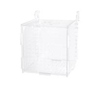 Sosoport Acrylic Fish Breeding Tank Isolation Box with Floating Cover, Aquarium Incubator and Hatching Box to Prevent Attacks from Adult Bettas and Viviparous Fish