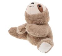 Sosoport Adorable Plush Sloth Ornament Soft Cuddly Stuffed Decorative Plush Doll for Home and Car Dashboard Smooth Comfortable Material Charming Animal Plaything for Living Display