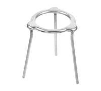 Sosoport Aluminum Alloy Lab Tripod Stand for Alcohol Lamp Stable and Detachable Laboratory Support for Chemistry Experiments and Practical Heating Burner Base