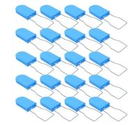 Sosoport Anti-Tamper Security Seals and High-Tension Iron Wire 100pcs with Thickened Abs Plastic Shell Self-Locking Seal Tags for Cash Boxes and Electric Meters, for Storage and Transit