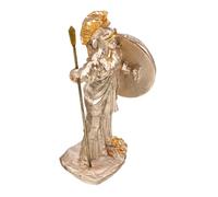 Sosoport Athena Goddess of Wisdom Miniature Figurine Golden Statue for Greek Mythology Fans Ancient Greek Decor and Sketch Practice Model for Home and Office Elegance