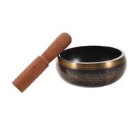 Sosoport Authentic Tibetan Singing Bowl for Meditation Yoga and Relaxation Bowl Mallet Buddhist Healing Music