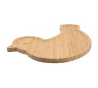 Sosoport Bamboo Easter Bird Serving Tray 32x23x1.7cm, Snack Organizer and Party Food Platter, Eco-friendly Bamboo Food Display Tray for Easter Celebrations