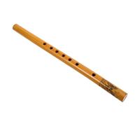 Sosoport Bamboo Flute for Beginners and Students with Portable Lightweight Design, 7-hole Vertical Recorder Suitable for School Music Classes and Personal Practice, 33cm Yellow Traditional