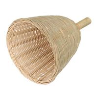 Sosoport Bamboo Weaving Beekeeping Cage Swarming Basket Handcrafted Small 20x27cm Outdoor for Beekeepers