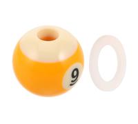 Sosoport Billiard Stroke Training Ball 16mm Aperture Pool Cue Practice Aid Billiards Aiming Device for Beginners Portable Cue Stick Exerciser for Pool Table Training