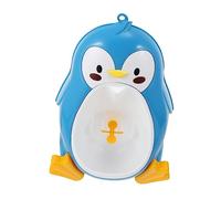 Sosoport Boy Training Urinal Cartoon Penguin Potty Toilet Training Space Saving Convenient to Use Premium Pp Material for Boys Bathroom Decoration