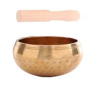 Sosoport Buddhist Meditation Sound Bowl Yoga Singing Bowl Wooden Mallet Healing Gong for Relaxation