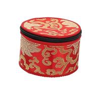 Sosoport Buddhist Singing Bowl Carry Case 9cm Diameter Tibetan Sound Bowl Bag for Meditation and Spiritual Practices Portable Protective Sleeve Random Color