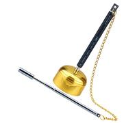 Sosoport Call Bell Buddhist Yin Qing Decorative Meditation Chime Instrument Handbell Beautiful Craftsmanship