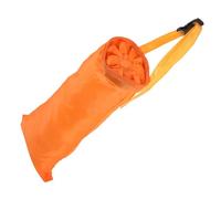 Sosoport Car Seat Hanging Bag Oxford Cloth Car Backseat Organizer with Foldable Garbage Bin for Vehicle Trash Disposal Space Saving Back Seat Storage in Orange