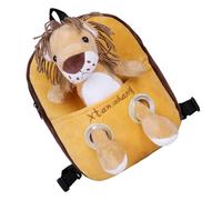 Sosoport Cartoon Plush Backpack with Anti-lost Safety Leash, Lightweight Harness Backpack for Outings, Cozy Comfortable Shoulder Straps, Long Serving Life