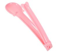 Sosoport Cat Spoon Cat Food Squeezer Spoon Plastic Innovative Slot Design for Easy Squeeze No Waste PET Treats Dispense Can Scoop Pink Suitable for Kitten Puppy Feeding