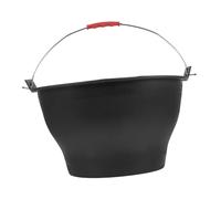 Sosoport Cement Mixing Bucket with Handle Thickened Fall Construction Storage Tub Multi Functional Mud and Trash Bin for Building Sites Small