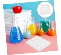 Sosoport Ceramic Reaction Board with Chemical Testing Spot Plate Laboratory Instrument Holder for Scientific Experiments and Drip Reactions