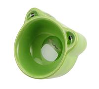 Sosoport Ceramic Tumbling Pet Food Bowl Slow Feeder for Puppy Small Animals Easy Clean