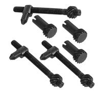 Sosoport Chainsaw Tensioner Adjuster Screw with Precise Chain Tensioning Iron Material 3 Sets and Wide Compatibility for 4500 5200 5800 Models for Garden Work and Forestry