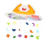 Sosoport Challenge Geometric Shape Puzzle Tangram Puzzles for Boys and Girls Sensory Toy Early Learning Game