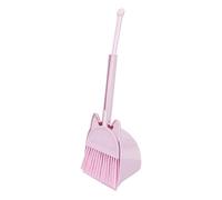 Sosoport Children’s Mini Broom and Dustpan Set, Pink Plastic Cleaning Toy, Pretend Play Housekeeping Accessories for Boys and Girls, Kindergarten Sweeping Tool Suit