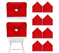 Sosoport Christmas Chair Covers Multi-Purpose Chair Back Covers Party for Dining Room Kitchen
