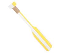 Sosoport Coastal Wooden Paddle Oar Wall Decor Handcrafted Nautical Ornament for Beach Themed Home Flexible Hanging Beach Accent Ocean Style Tabletop Decoration Yellow Blade