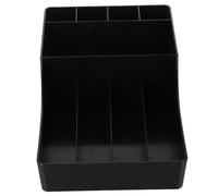 Sosoport Coffee Station Countertop Organizer Box for Coffee and Tea Shop Accessories, Material with Clearly Divided Functional Areas, Easy-to-Maintain Storage, Sugar Bags,