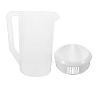 Sosoport Cold Beverage Jug 2.5L with Scale and Secure Lid, Heat Resistant Pitcher for Juice, Ice Tea, and Social Events