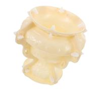 Sosoport Concrete Plant Pot Mold Large 22cm Round Thickened Plastic Cement Planter Mold with Bottom Drainage for DIY Succulent Pots and Bonsai Garden Containers