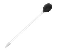 Sosoport Coral Feeder Pipette Aquarium Feeding Tube 35cm Acrylic Water Cleaner Dropper with Silicone Tip Fish Tank Waste Remover Black Multi-Functional Feeding and Cleaning Tool