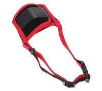 Sosoport Craftsmanship Dog Muzzle Red Nylon Anti-bite Mask for Dogs Proper Breathing Space