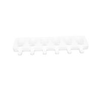 Sosoport Creative Skull Silicone Ice Cream Mold Washable and Wear Resistant Popsicles Maker for Homemade Yogurt Chocolate Candy and Healthy Treats White