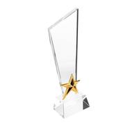 Sosoport Crystal Trophy Award with Five-star Design Winner Trophy Cup for Graduation Tournament Party Celebrations Student Achievement and Kindergarten Competition Ceremony