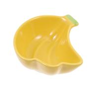 Sosoport Cute Cartoon Ceramic Hamster Food Bowl Small Pets Feeding Dish Dispenser Safe Eco Friendly Material for Hamsters Guinea Pigs Rabbits and Small Animals