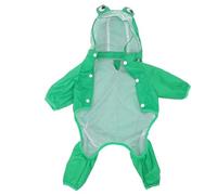 Sosoport Cute Dog Poncho Enlarged Transparent Hood Lightweight Raincoat for Breeds for Outdoor Activities and Rainy Days