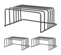 Sosoport Cutting Board Storage Rack Iron Organizer 7.5x5.5x3.6 Inch 3pcs
