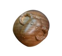 Sosoport Delicate Carved Sheep Ornament Wooden Adornment for Home Decor Bedroom Living Desktop Decoration Handcrafted Wood Craft Adornment Gift