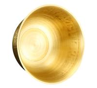 Sosoport Delicate Copper Buddha Offering Bowl with Carved Patterns Smooth Polished Finish Multifunctional Decorative Rice and Snack Container for Home and Temple Use Copper Flower Bowl