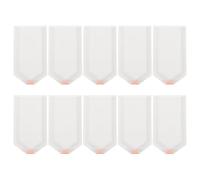 Sosoport Diamond Beads Sorting Tray 10pcs Large White Plastic Diamond Stitch Sorting Tray for DIY Art with Flexible Easy to Wash Design