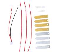 Sosoport DIY Fruit Battery Science Experiment Kit for Educational Electrical Circuit Stem with Orange Potato Lemon for Physics Learning Home School Science Projects