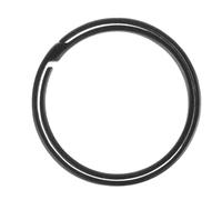 Sosoport DIY Key Ring Key Chain Making Ring Titanium Alloy Flat Wear Resistant Lightweight Not Easy to Deform Portable Craft Supply for Handmade Time